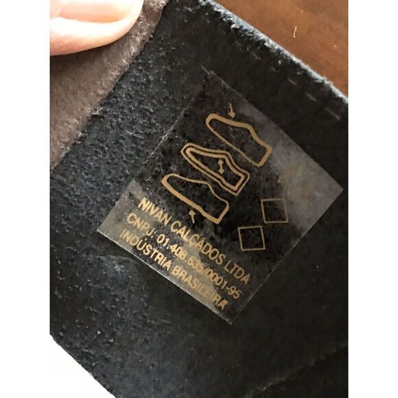 Suzana Izuno Womens 6 Flat Comfort Shoes Brazil Black Handmade Leather Round Toe - Picture 10 of 10